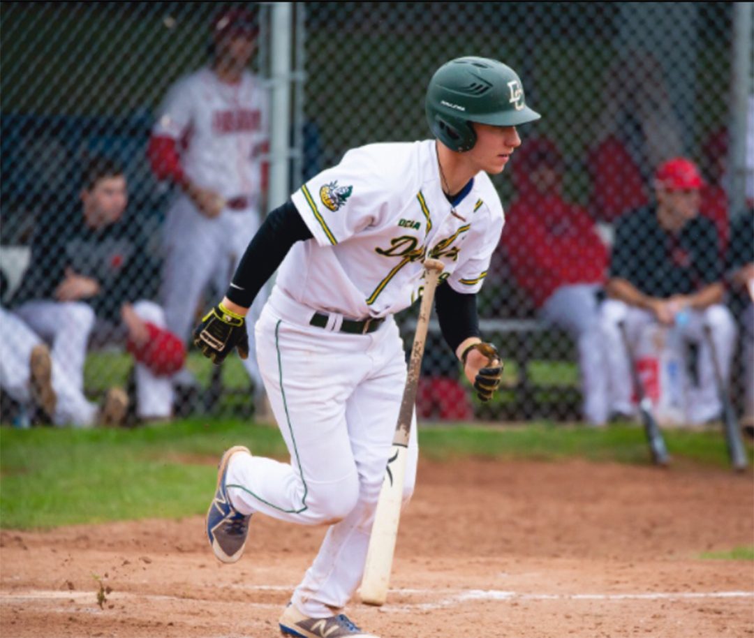 Griffin Oliver has played two full seasons with the Durham College men's baseball team.