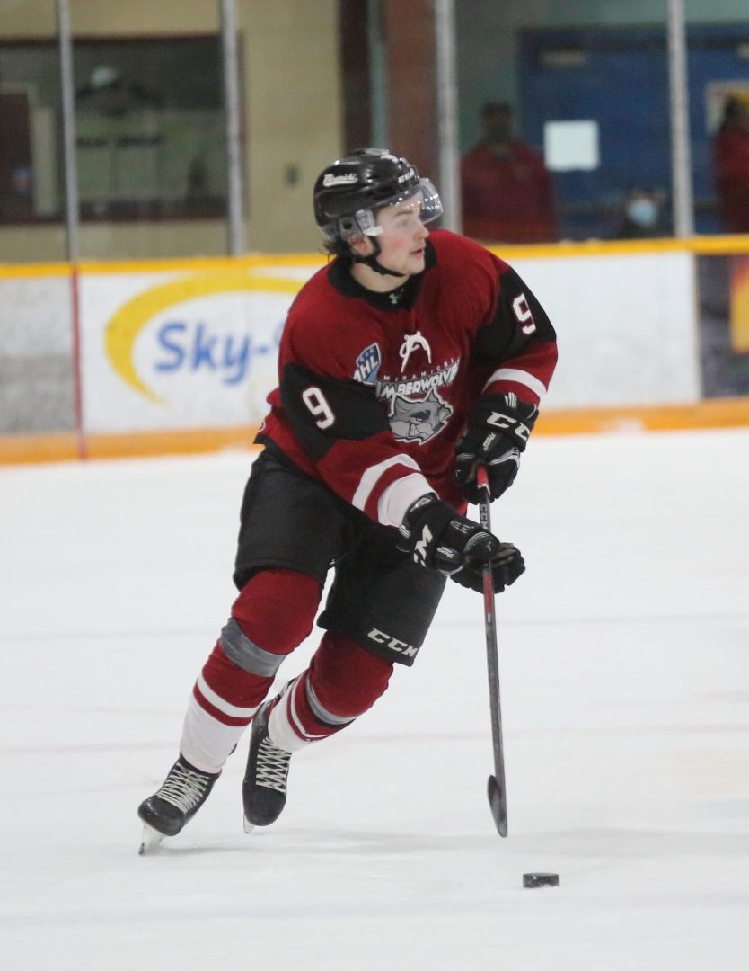 Tarr in his first game with Miramichi.