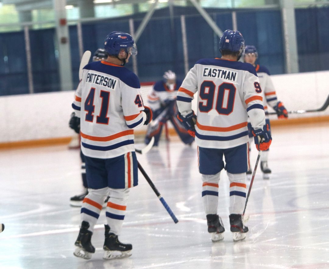 Captain Jack Patterson (left), Assistant Captain Austin Eastman (right).