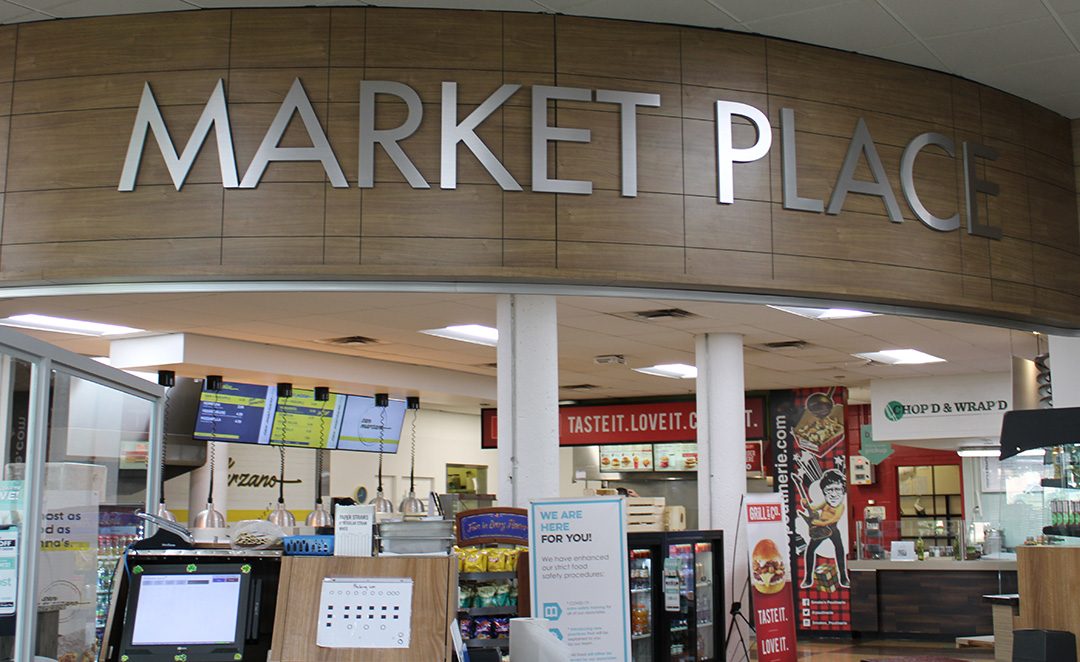 Market Place Cafeteria is the main place for students to eat on the Durham College campus.