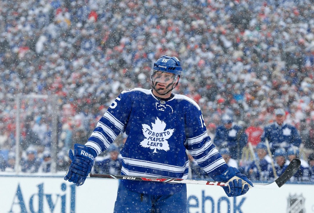 Paul Ranger at the Winter Classic outdoor NHL hockey game on Wednesday, Jan. 1, 2014. Photo Sourced by Paul Sancya from CTV.