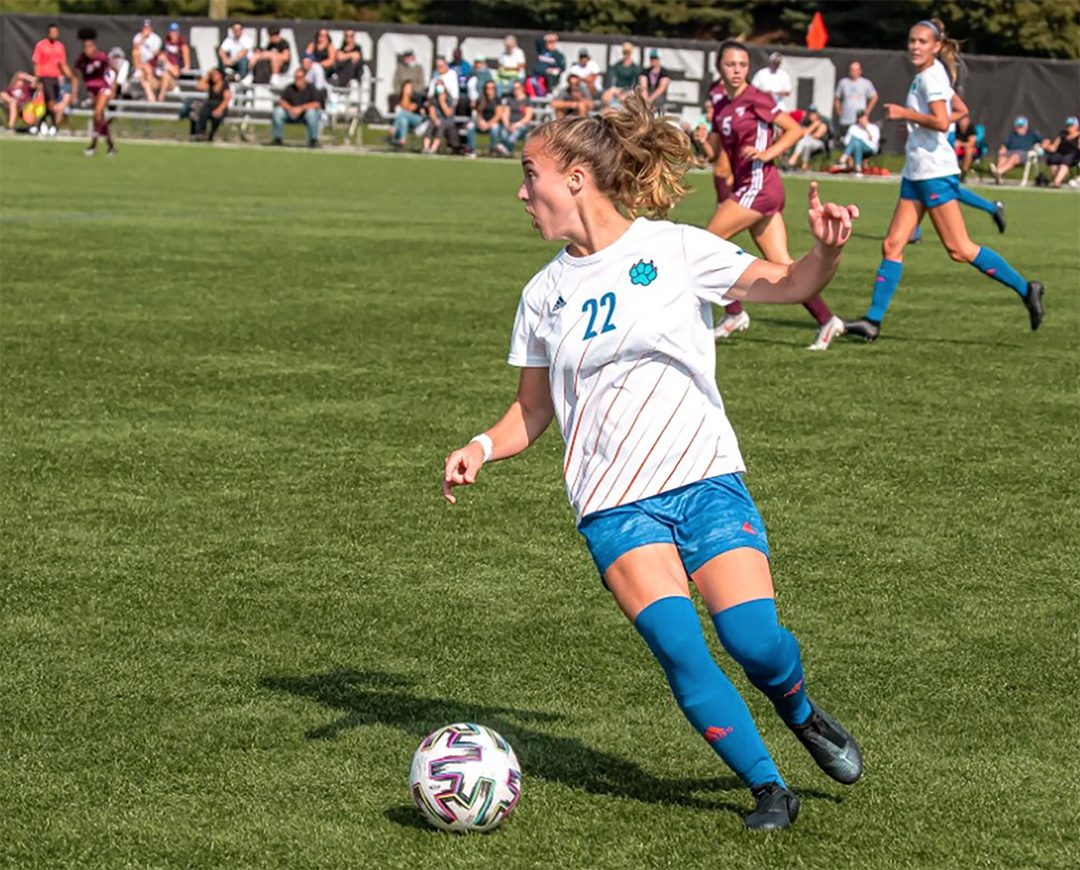 Ridgebacks soccer forward Ashlynne Koly.