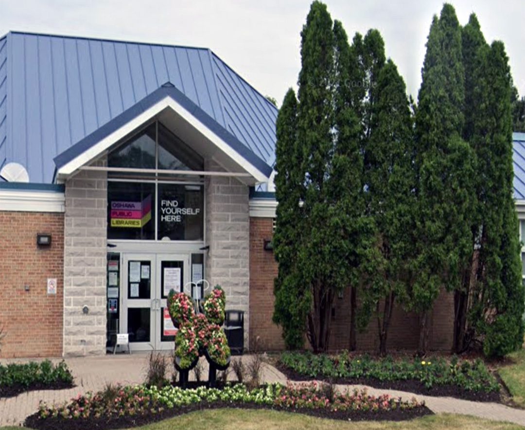 Exterior shot of the Oshawa Library, Northview Branch.