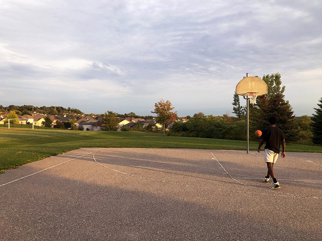 OSHAWA, Ont. - 13/04/2022 - Some local residents say Kawhi Leonard effect on the Toronto Rapotrs impacted on how they view and enjoy basketball. Photo by Hafed Almadani.