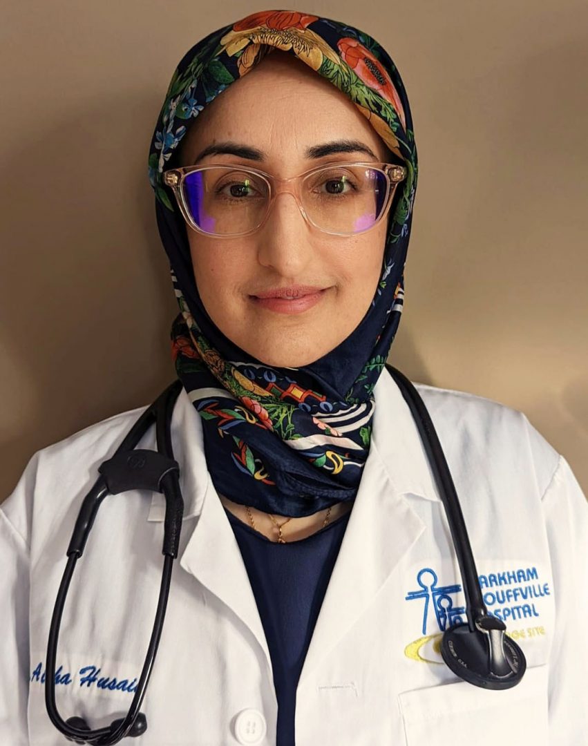 Dr. Husain - family physician at Uxbridge Health Centre