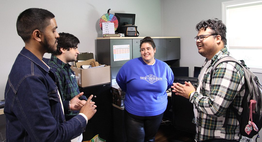 Marcus Nieva (right) speaking with his TDSA colleagues.