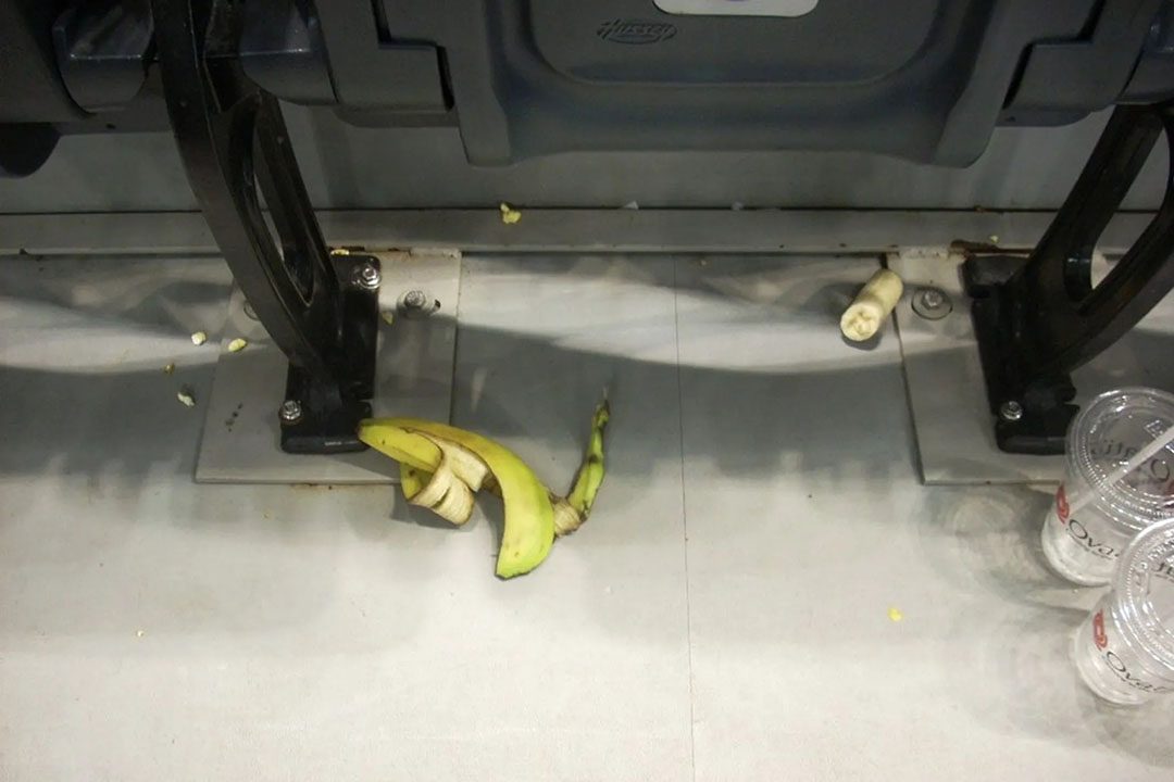 The banana peal that was thrown at Wayne Simmonds in London, Ont. in 2011.