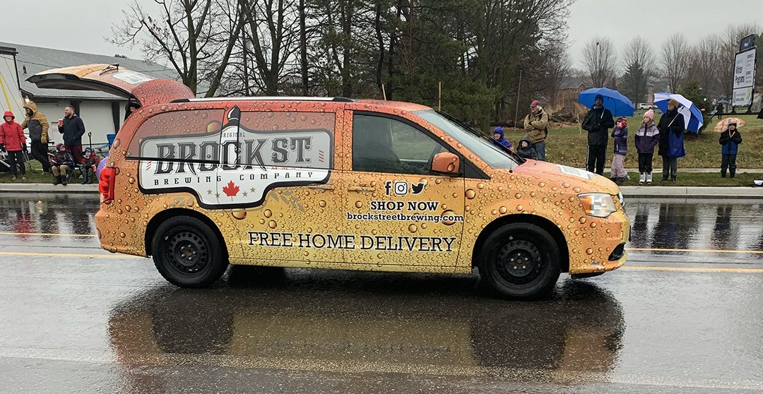 Brock St. Brewing Company got involved in the Whitby Santa Claus parade.