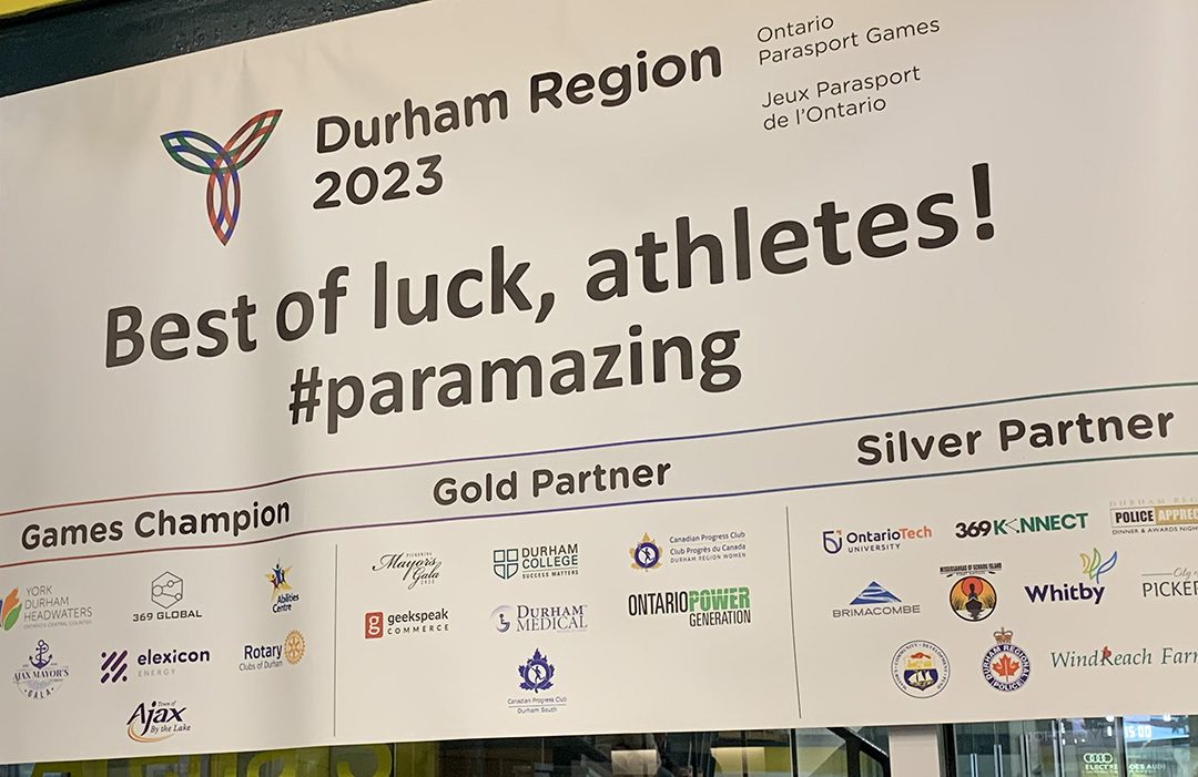 Durham Region welcomed more than 300 athletes over the weekend to compete in the Ontario Parasport Games.  There were 11 sports played in 9 venues across the region.