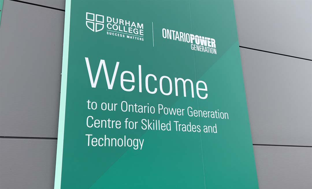 The Ontario Power Generation Centre for Skilled Trades and Technology opened on Whitby campus in April 2022.