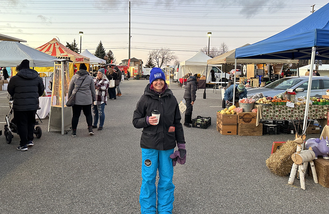 Sara Demoe says the busiest time for the Whitby Farmer's Market is the summer. Kids are off school, and more food is grown around that time, she said.