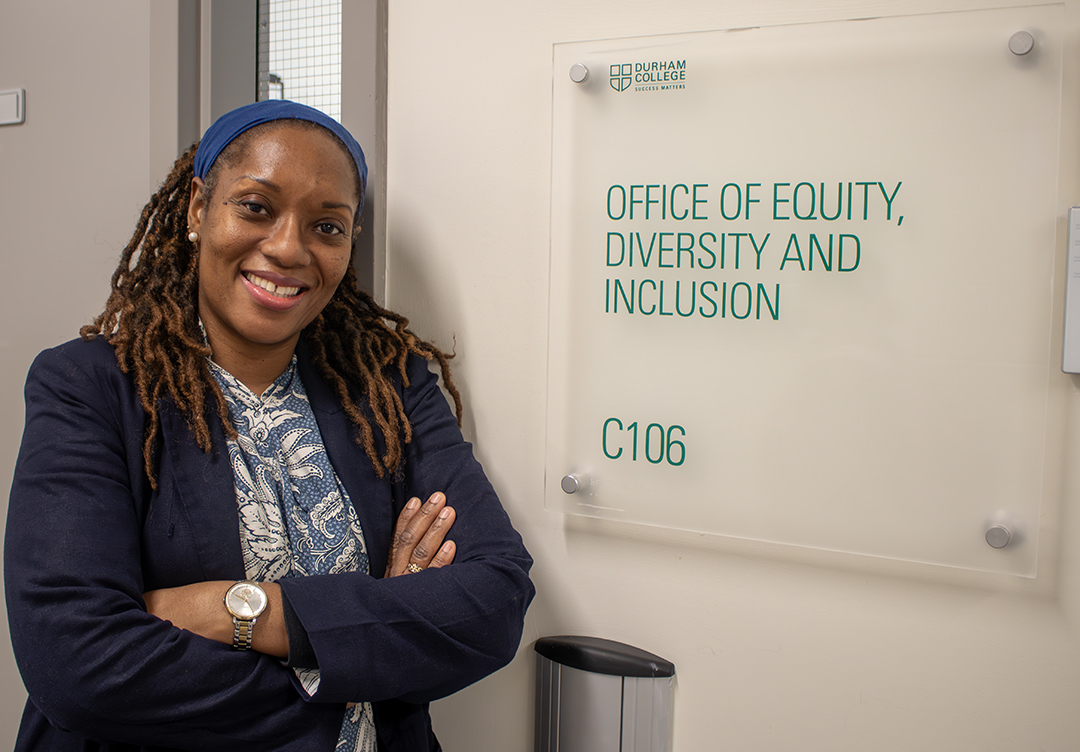 Sadie K. Goddard-Durant, director of Durham College’s Office of Equity, Diversity and Inclusion.