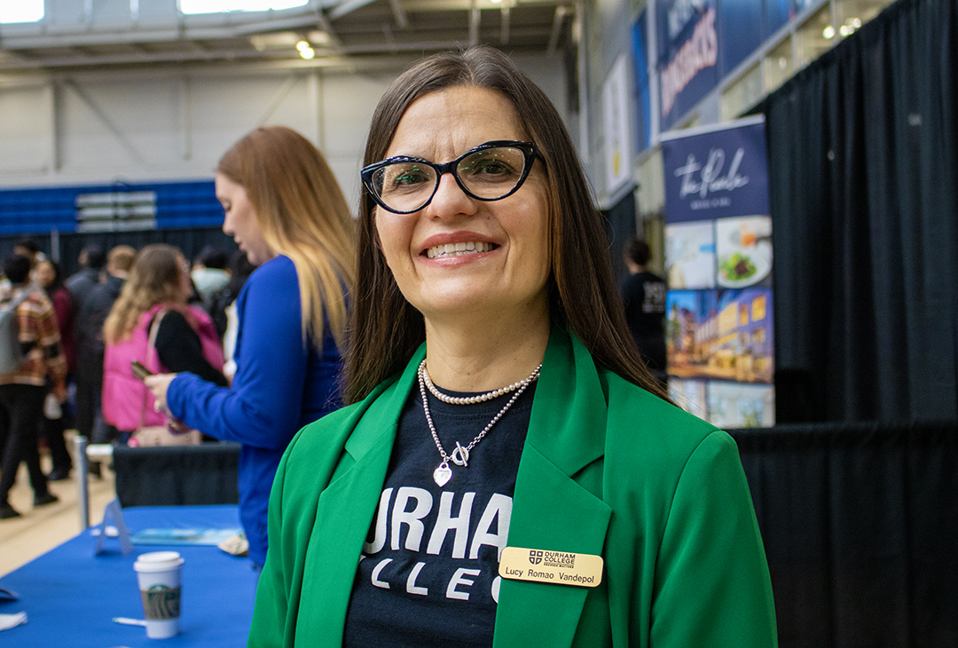 A picture of Lucy Romeo Vandepol, director of student and career development at Durham College