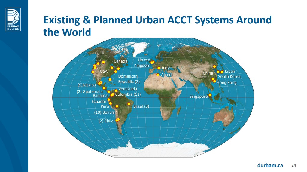 A screenshot from the presentation given at the Committee of the Whole meeting.