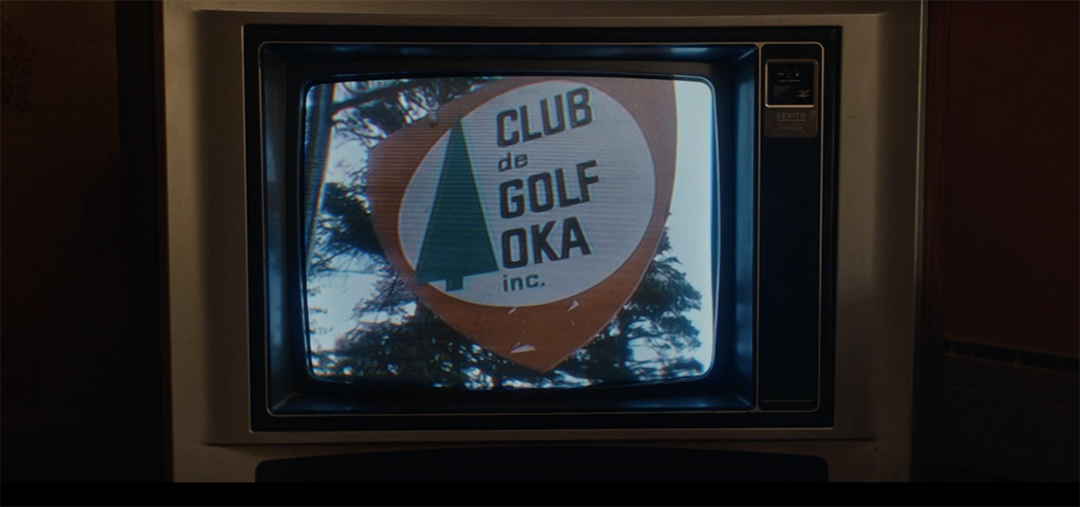 Real life footage of the Oka Crisis in the movie "Beans" Photo credit CBC Gem