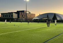 What does it take to turn Vaso’s Field into a softball pitch?